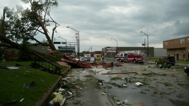 Storm damage